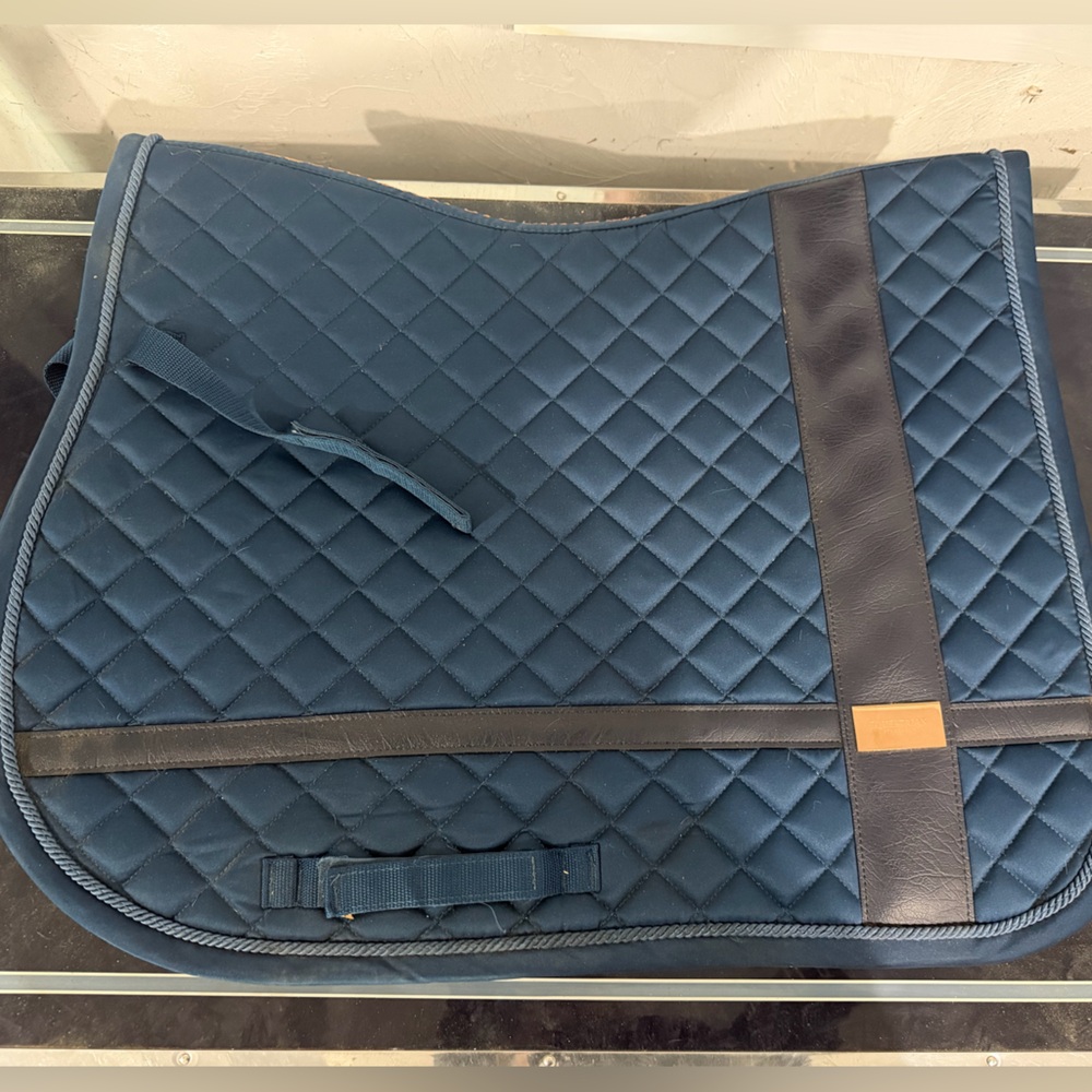 Performance Quilted Saddle Pad in Navy